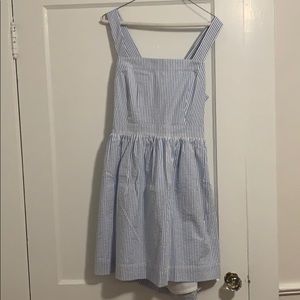 Seersucker J.Crew tieback Dress